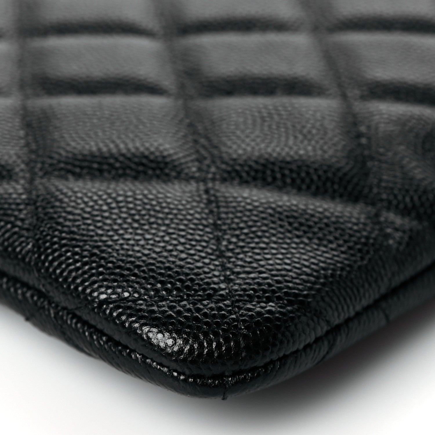 Chanel Caviar Quilted Medium Cosmetic Case Black 8 of 10
