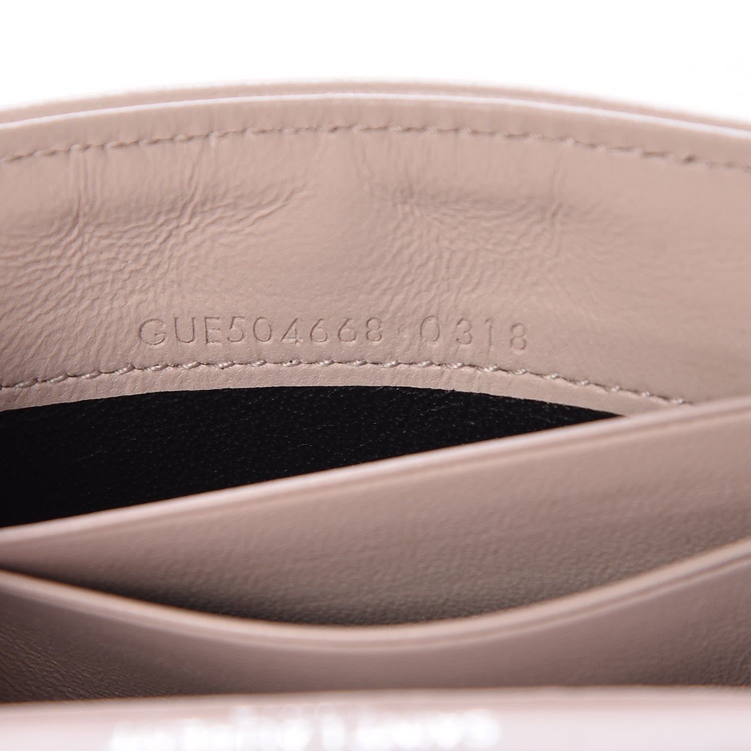 Saint Laurent Nappa Matelasse Chevron Small Monogram Envelope Wallet Nude Powder 7 of 7