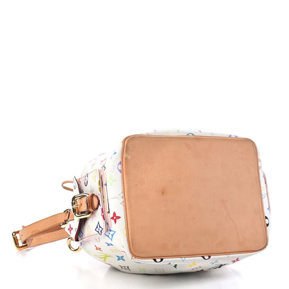 Louis Vuitton Monogram Multicolor Petit Noe White 4 of 8