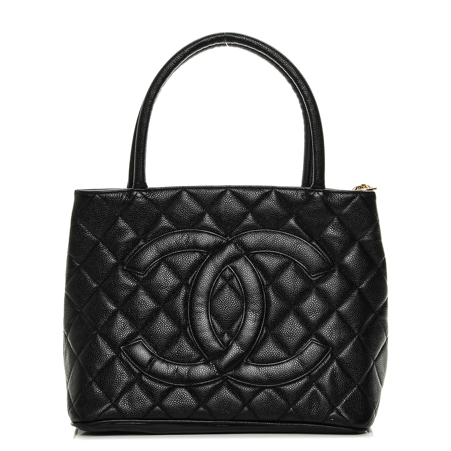 Chanel Caviar Quilted Medallion Tote Black 1 of 7