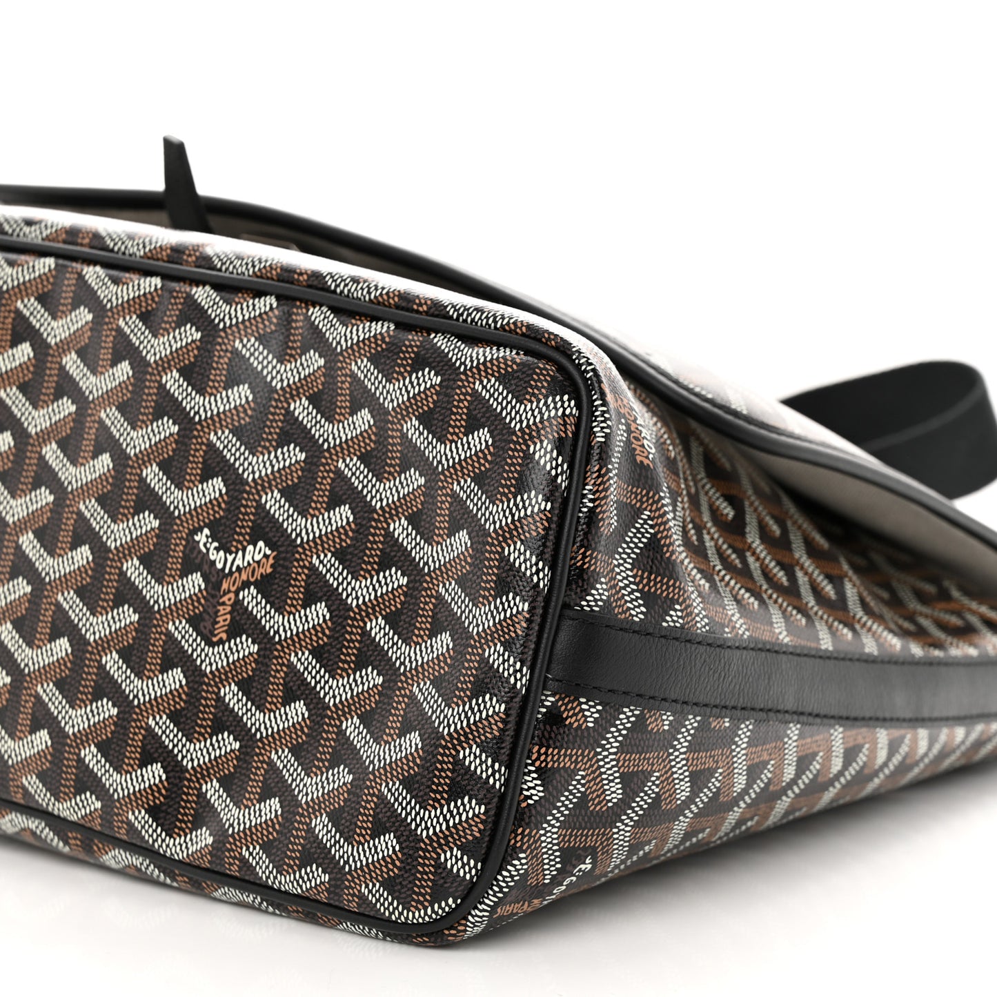 Goyardine Capetien Messenger Bag Black