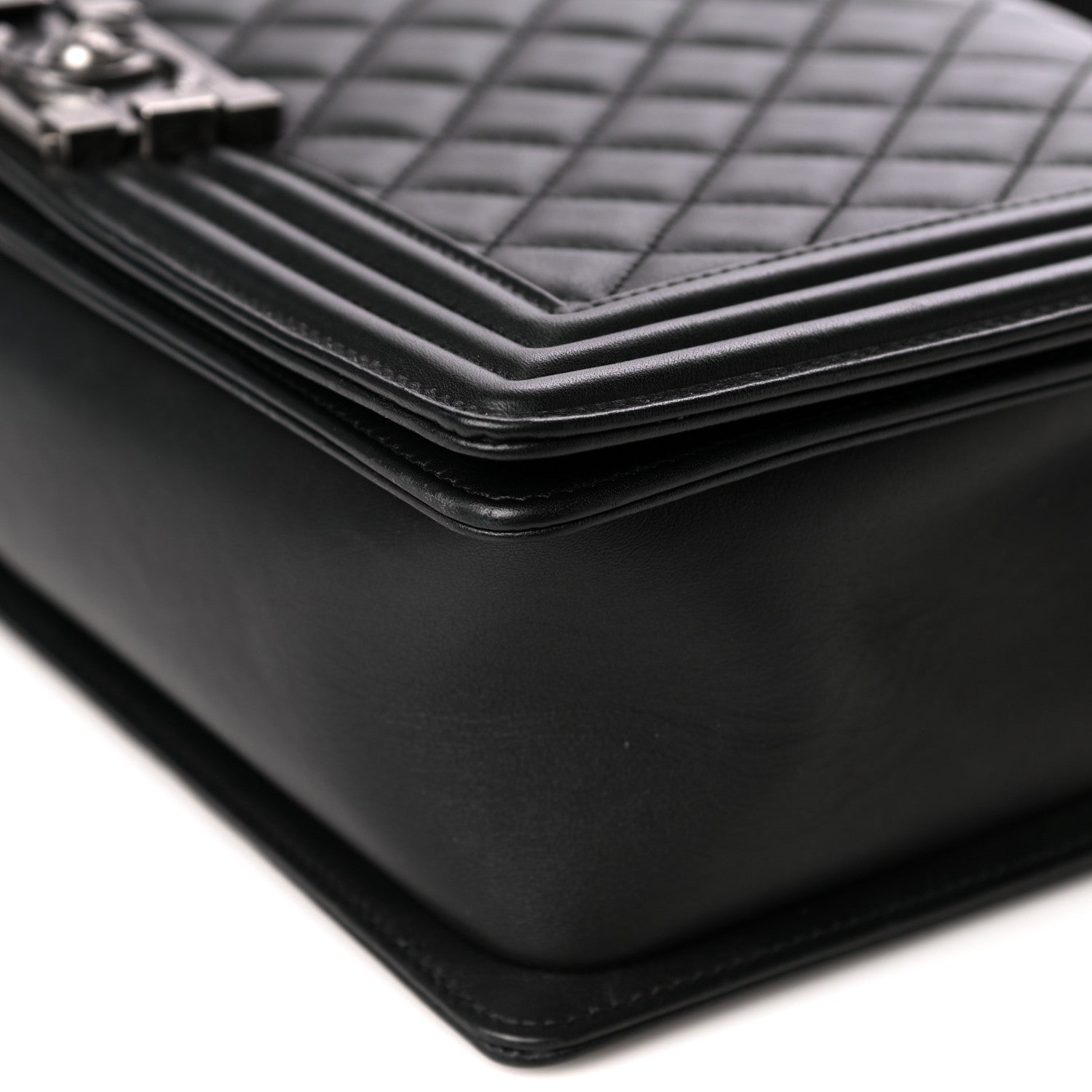 Chanel Calfskin Quilted New Medium Boy Flap Black 11 of 12