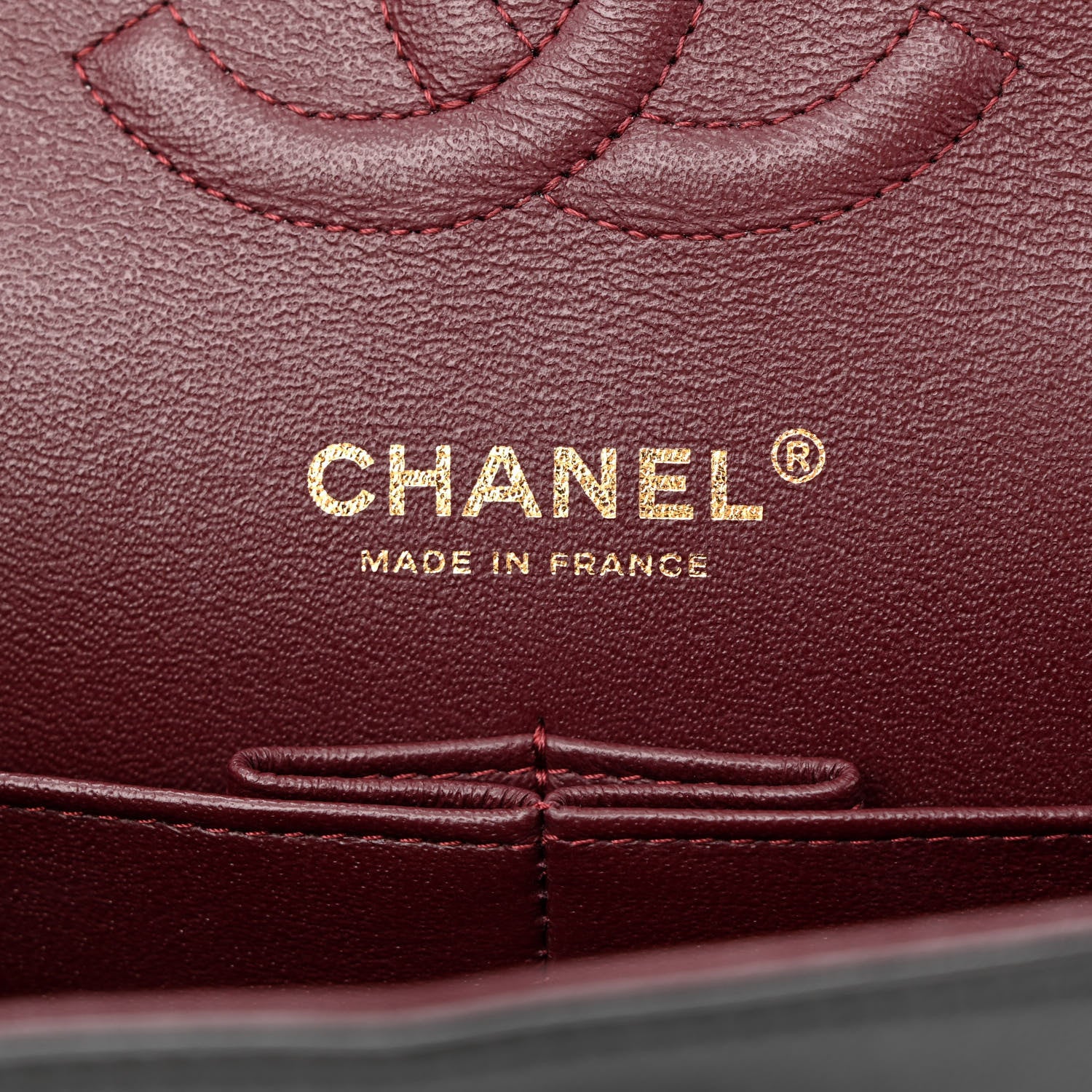 Chanel Lambskin Chevron Quilted Medium Double Flap Black 6 of 13