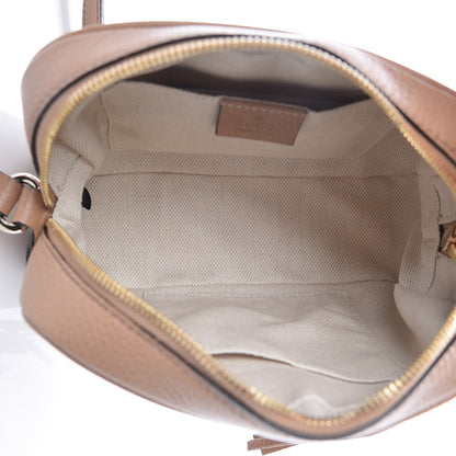 Gucci Pebbled Calfskin Small Soho Disco Bag Camelia 5 of 9