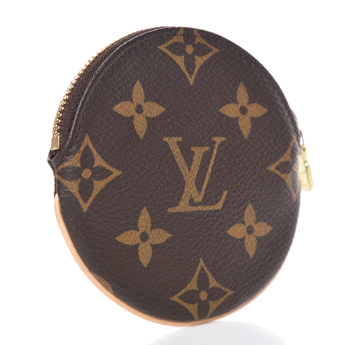 Monogram Round Coin Purse