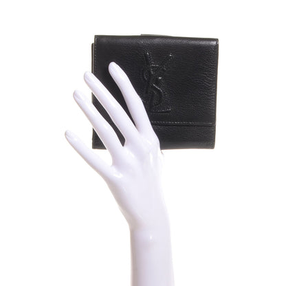 Saint Laurent Goatskin Belle de Jour French Wallet Black 2 of 8