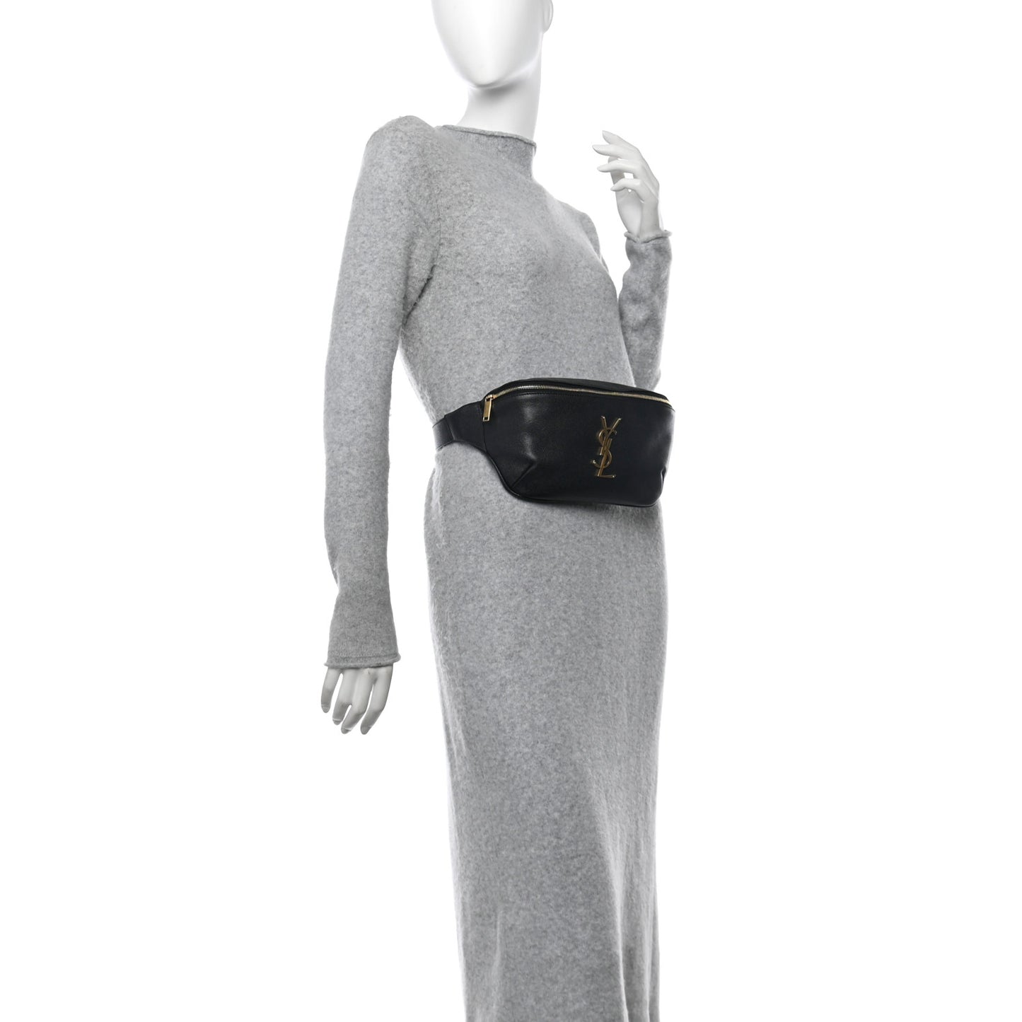 Grain De Poudre Monogram Belt Bag Black