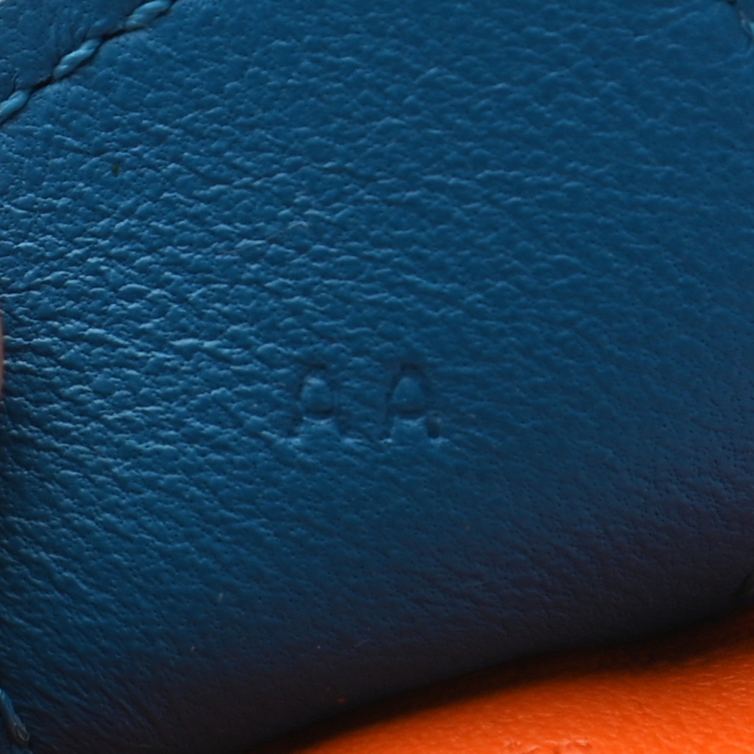 Hermes Milo Lambskin Grigri Rodeo Horse Bag Charm MM Orange Bleu Zanzibar Rose Azalee 3 of 4
