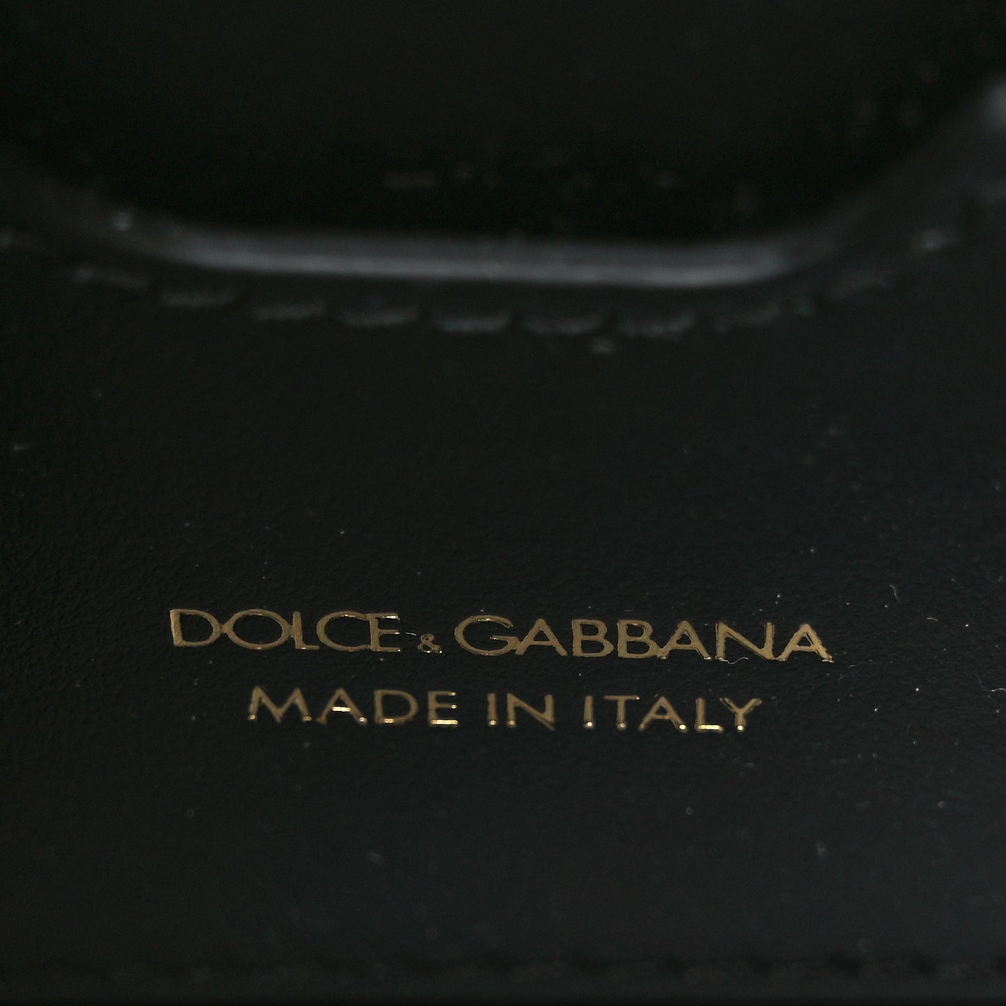 Calfskin Hot Stuff DG Logo 3.5 Crossbody Bag Black