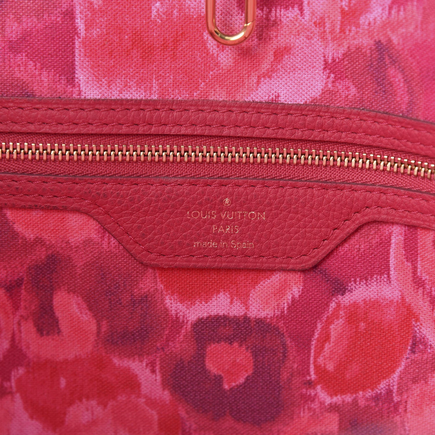 Louis Vuitton Monogram Articles de Voyage Ikat Neverfull MM Rose Indien 6 of 18