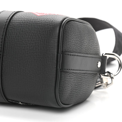 Louis Vuitton X NIGO Taurillon Monogram Denim Drip Keepall XS Black 8 of 8