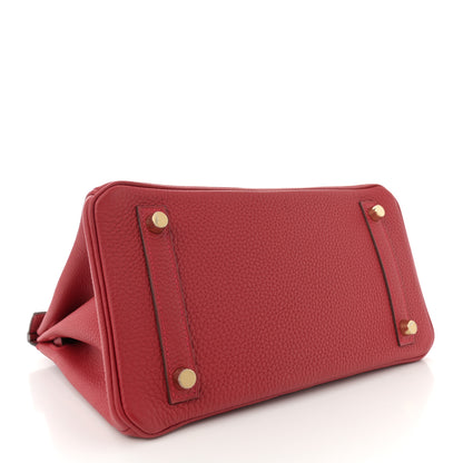 Hermes Togo Birkin 25 Rouge Vif 4 of 11