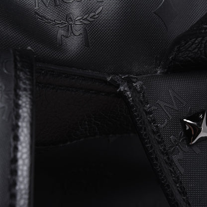 MCM Calfskin Medium Studded Backpack Black 17 of 18