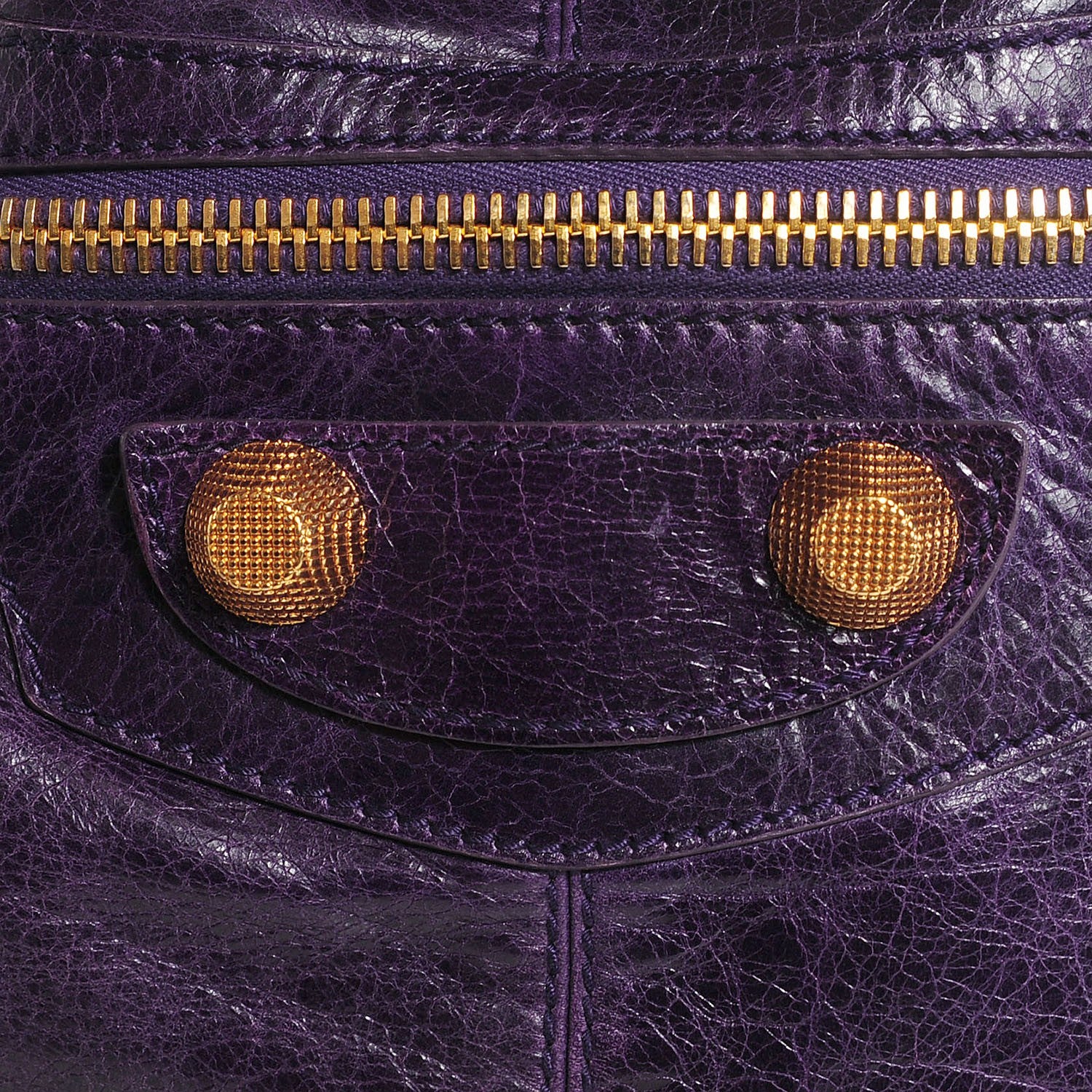 Balenciaga Agneau Giant 21 Gold Hardware Pompon Raisin 6 of 14