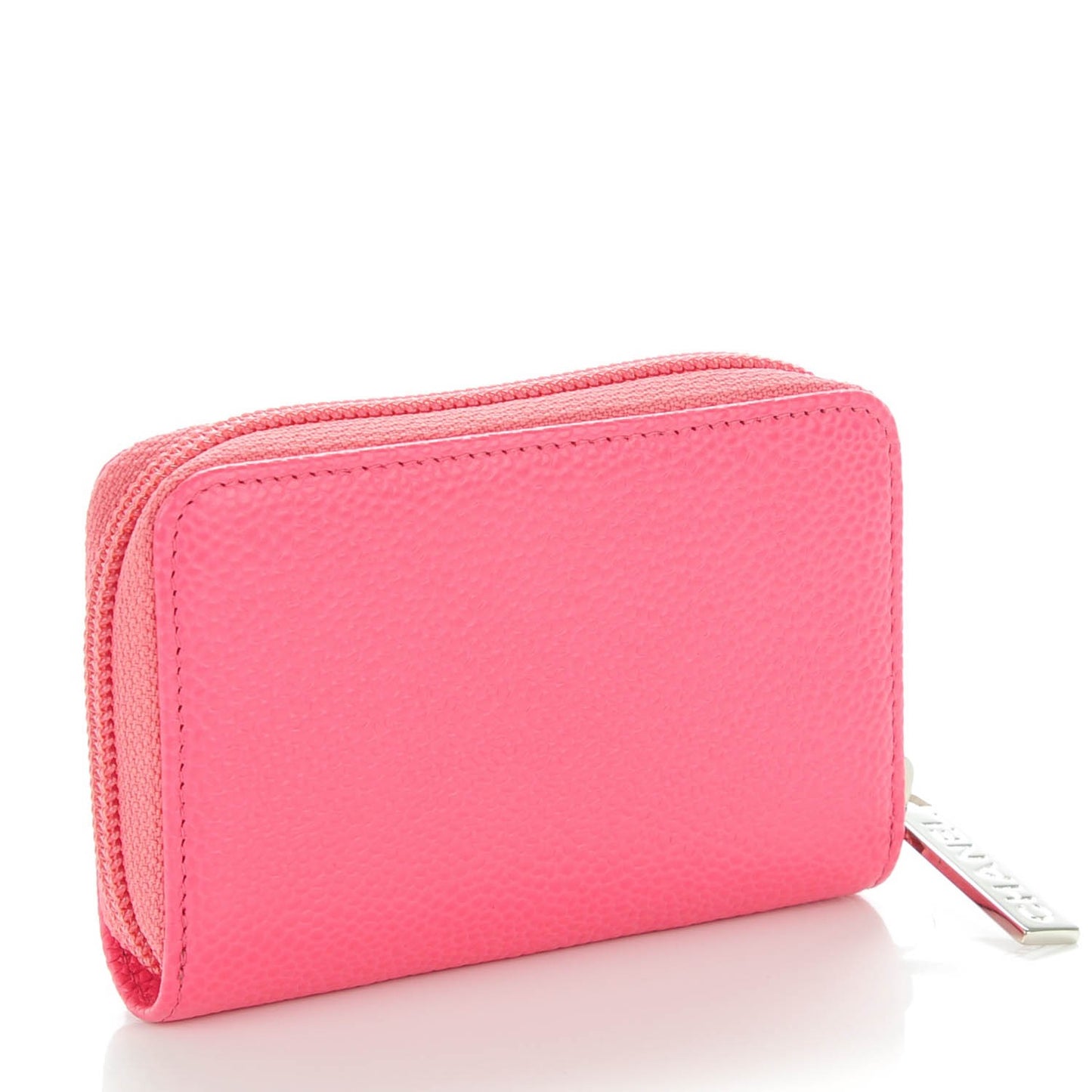 Caviar Timeless CC Zip Around Coin Purse Pink