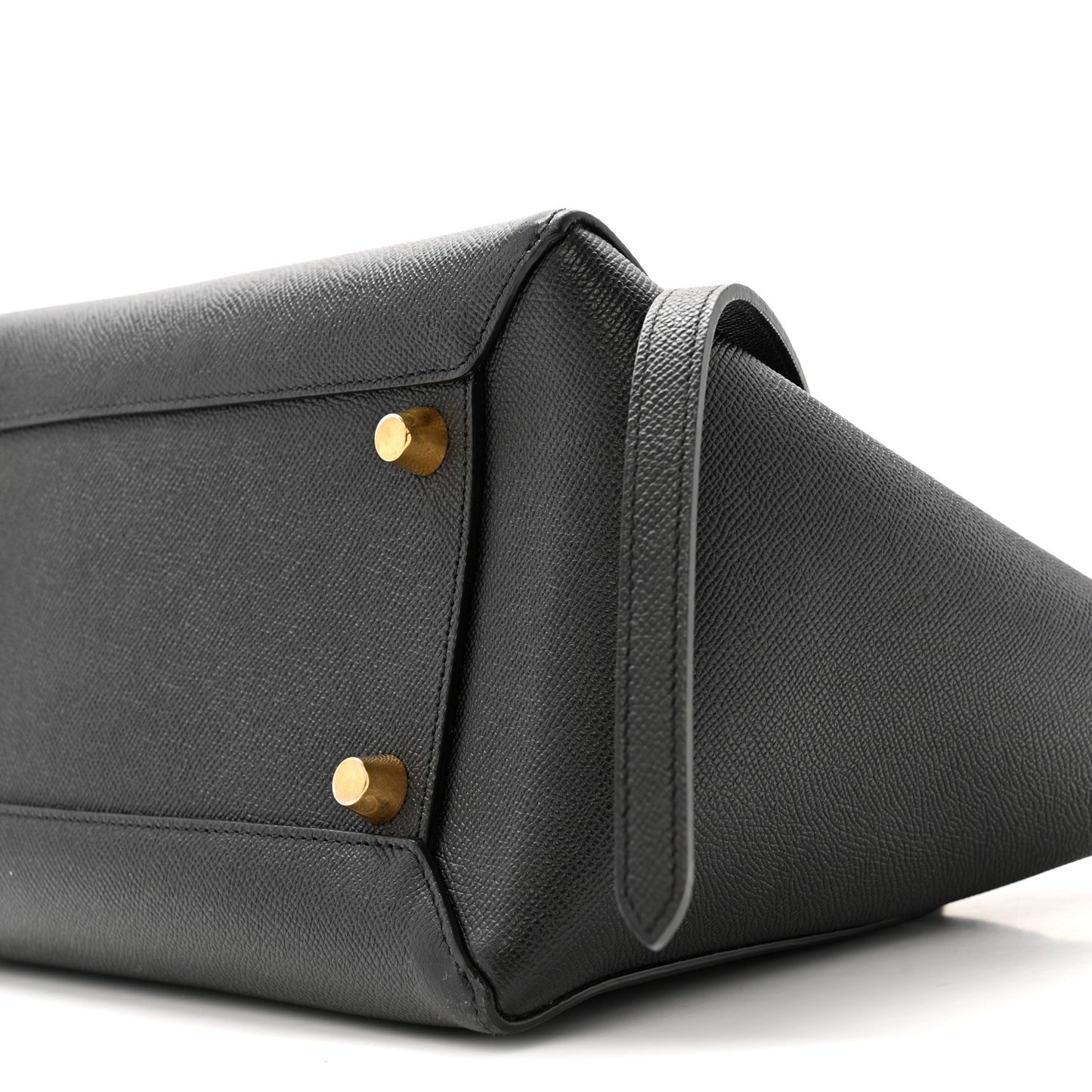 Grained Calfskin Mini Belt Bag Black