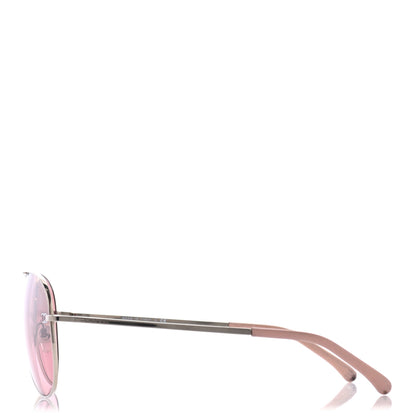 Chanel CC Aviator Sunglasses 4189-T-Q Pink 3 of 12
