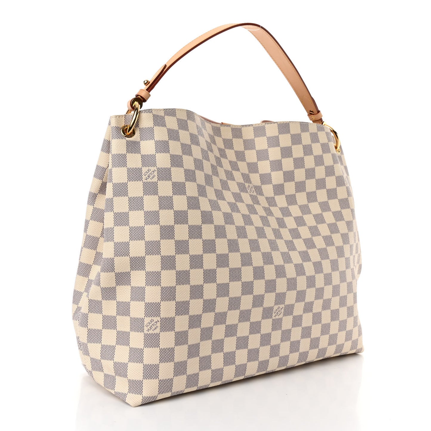 Damier Azur Graceful MM Rose Ballerine