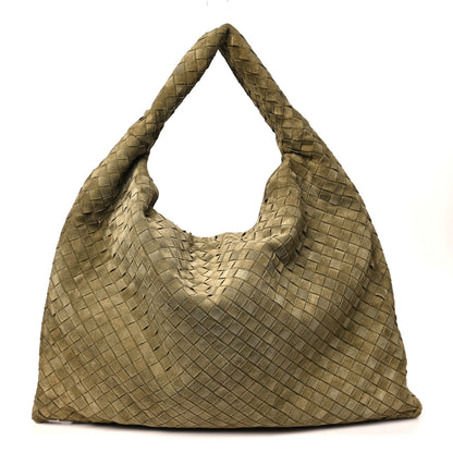 Bottega Veneta Suede Intrecciato Large Hop Mud 1 of 10