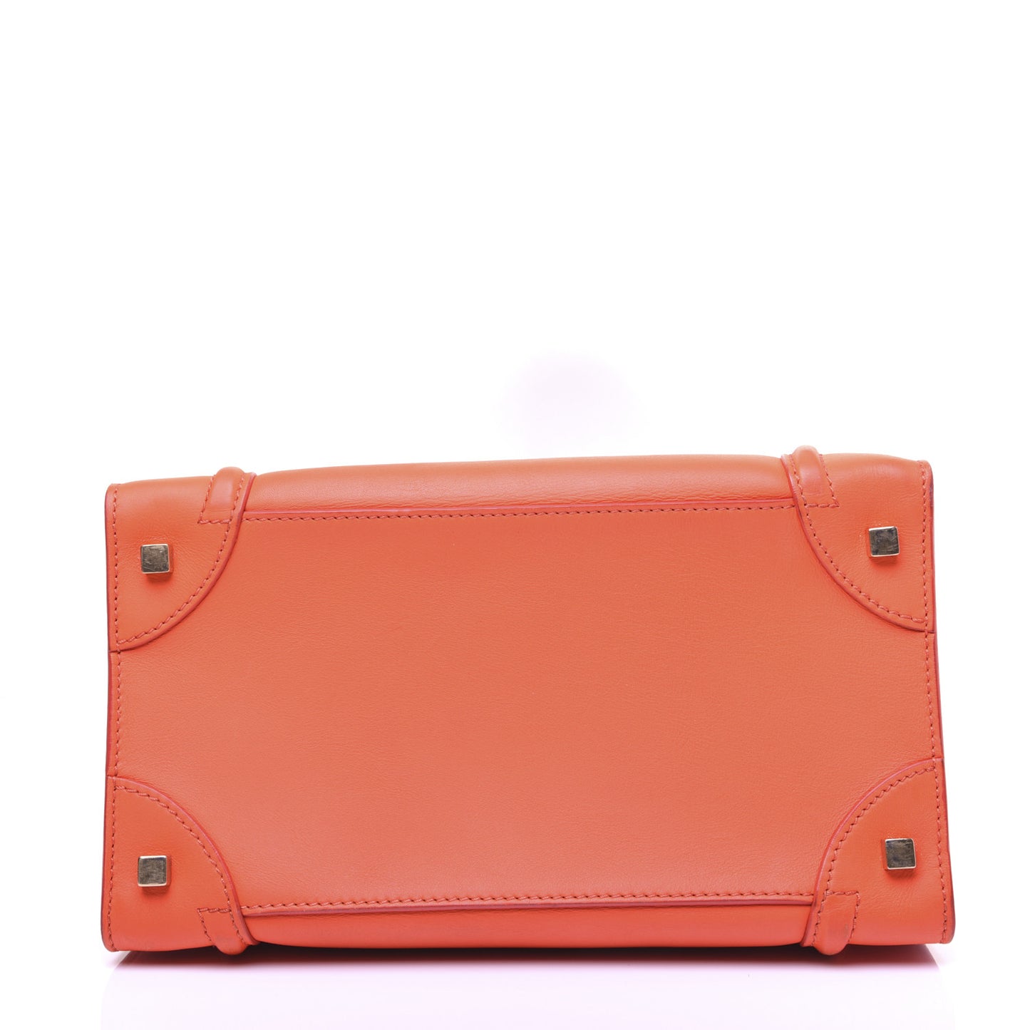 Smooth Calfskin Micro Luggage Fluo Orange