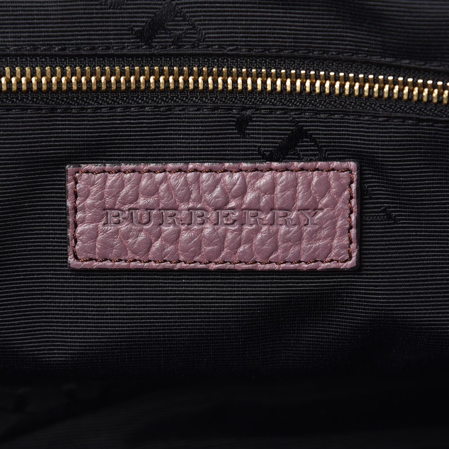 Burberry Heritage Grain Small Orchard Bowling Bag Purple 6 of 9