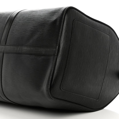 Louis Vuitton Epi Keepall 50 Black 9 of 12
