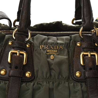 Prada Tessuto Nylon Gaufre Tote Fumo 7 of 10