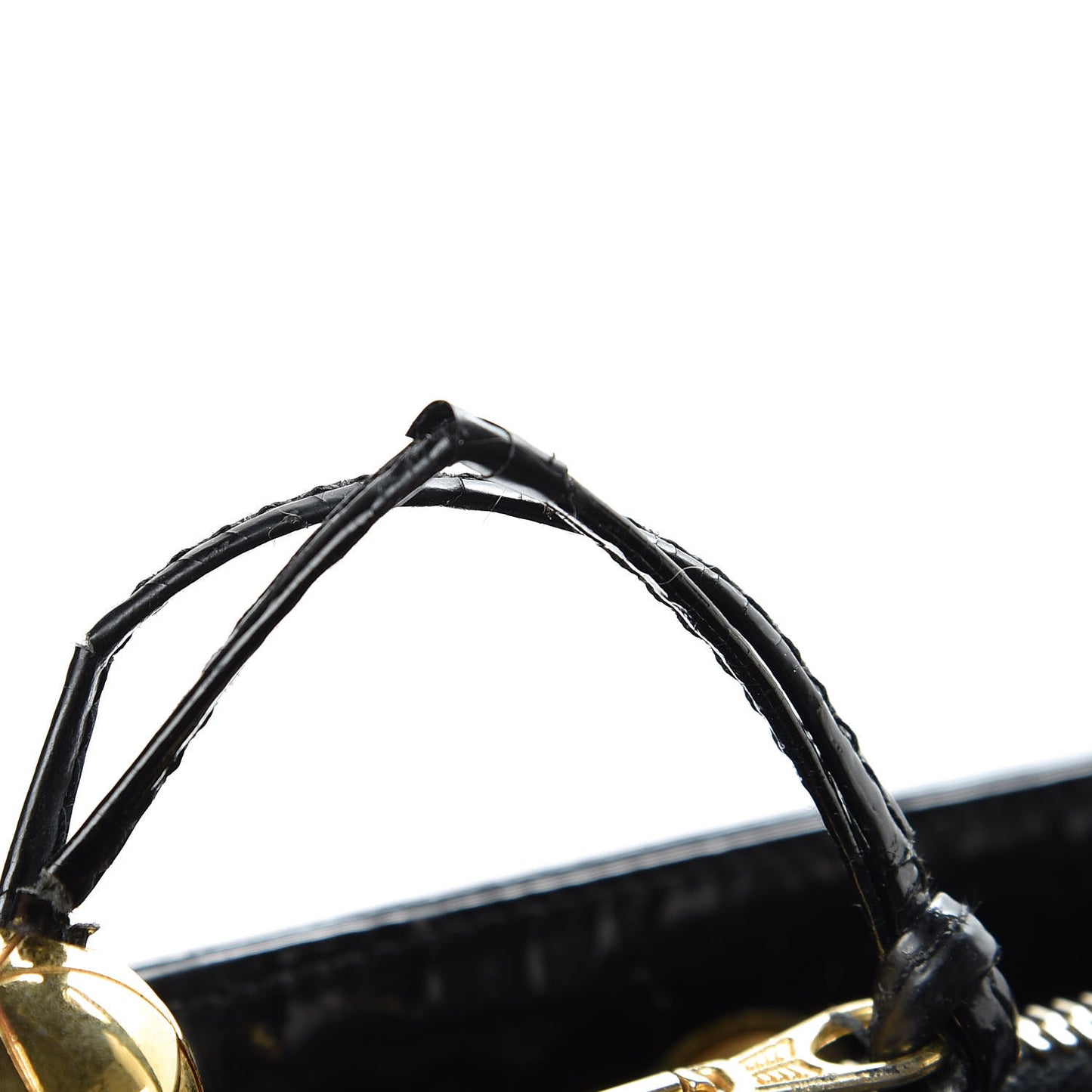 Patent Flap Shoulder Bag Black