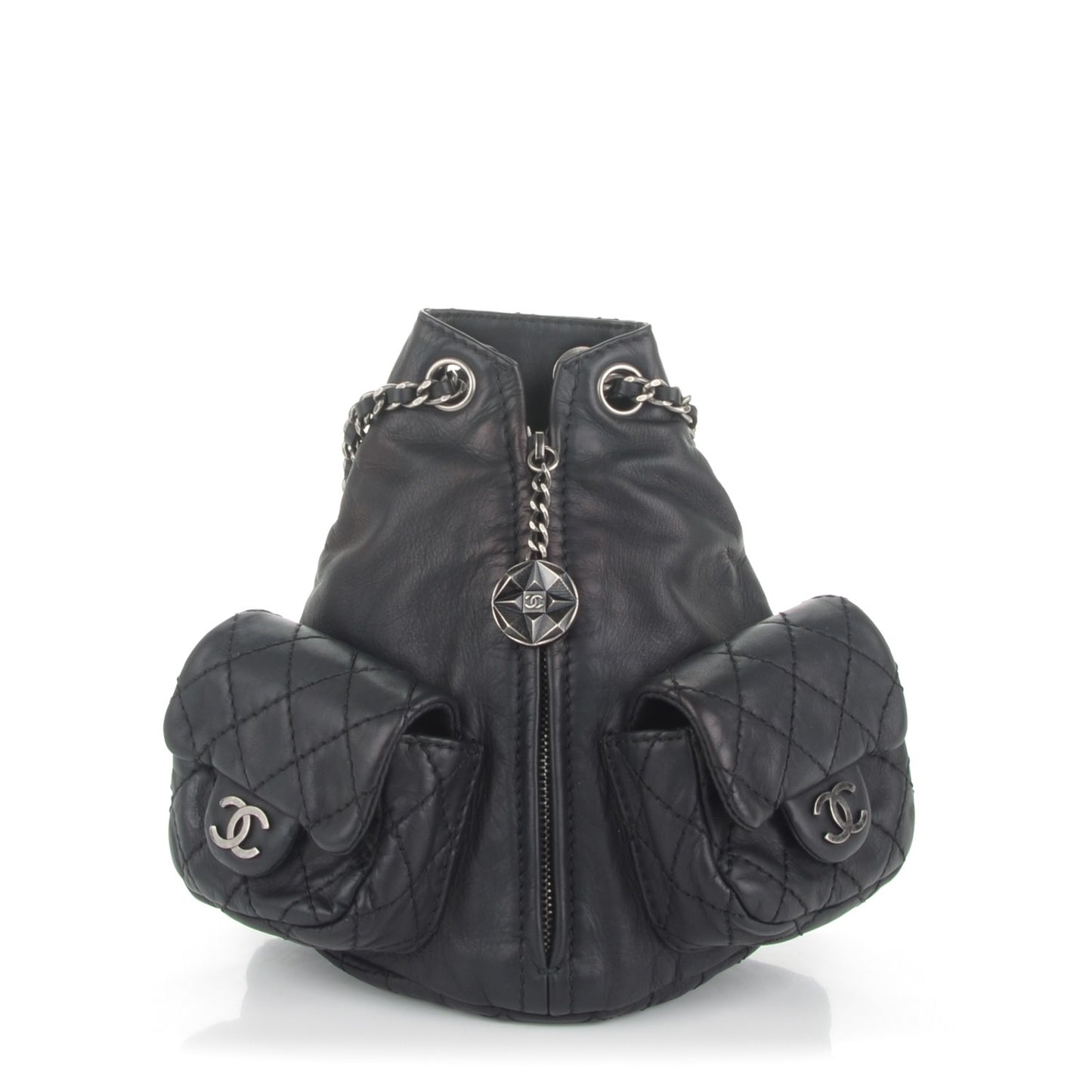 Calfskin Mini Backpack Is Back Black