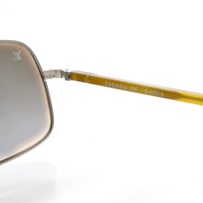 Louis Vuitton Aviator Sunglasses Silver 5 of 8