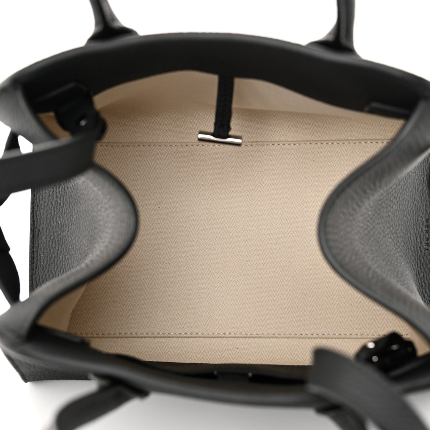 Grained Calfskin Soft Margaux 10 Bag Black