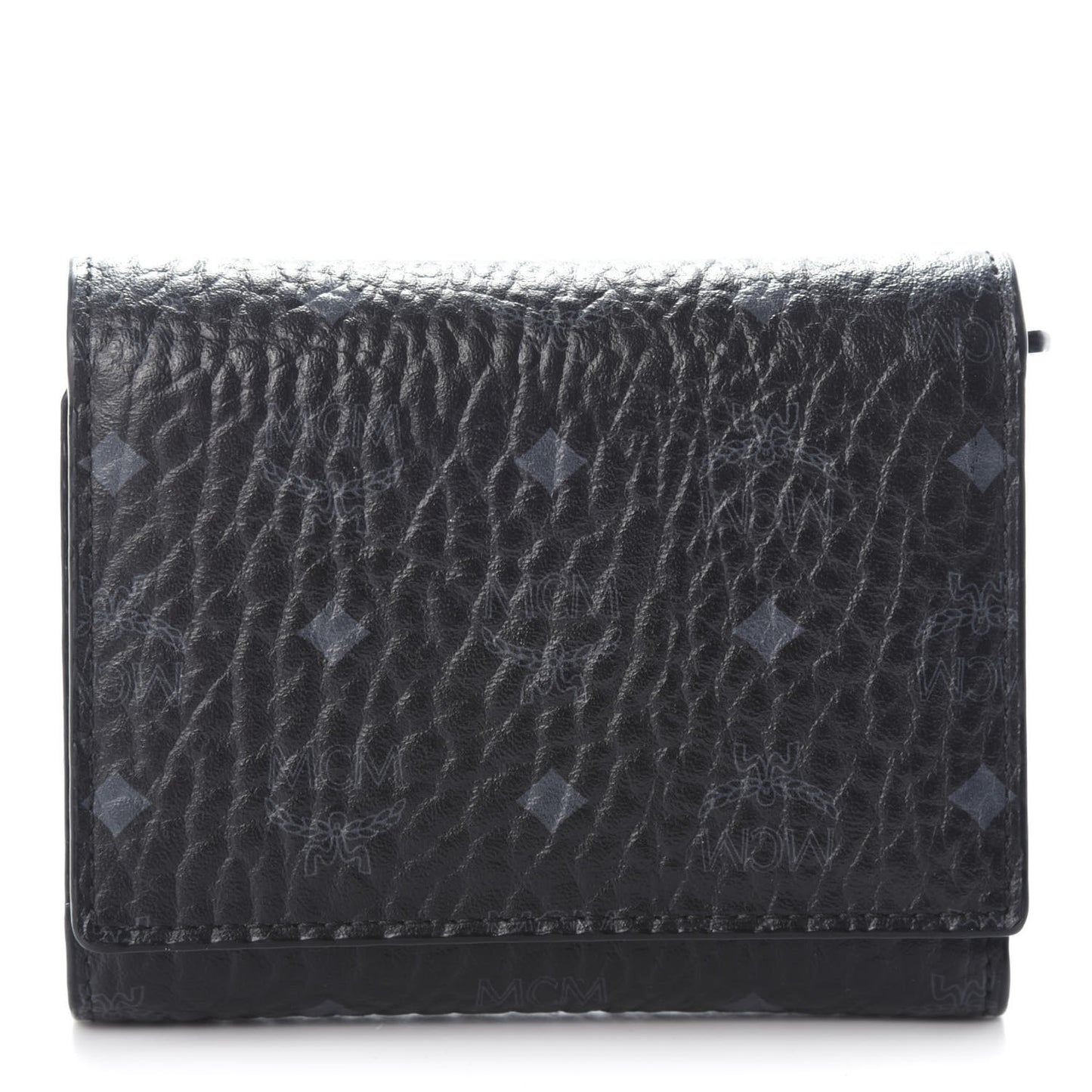 Visetos Trifold Wallet Black Blue
