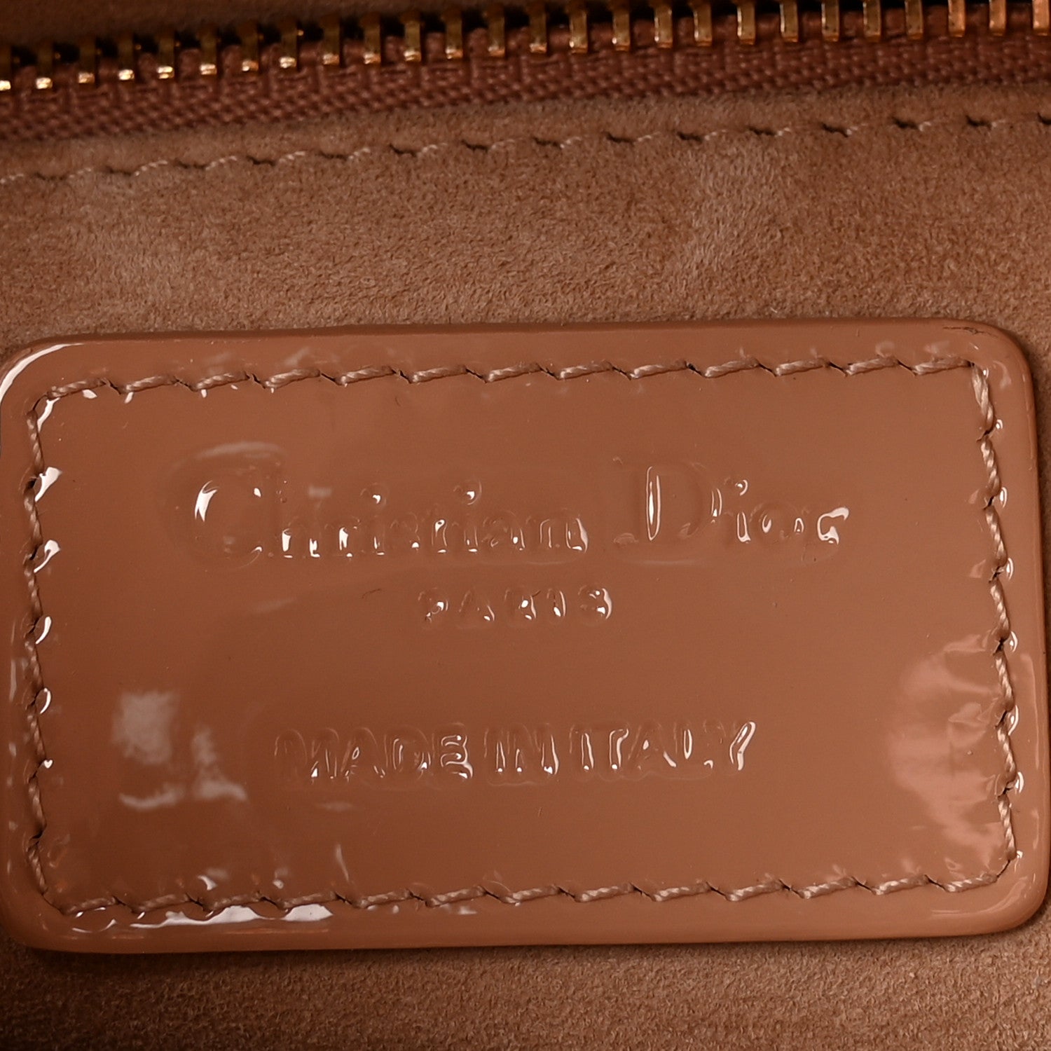 Christian Dior Patent Cannage Medium Lady Dior Rose Des Vents 6 of 10