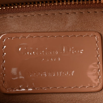 Christian Dior Patent Cannage Medium Lady Dior Rose Des Vents 6 of 10