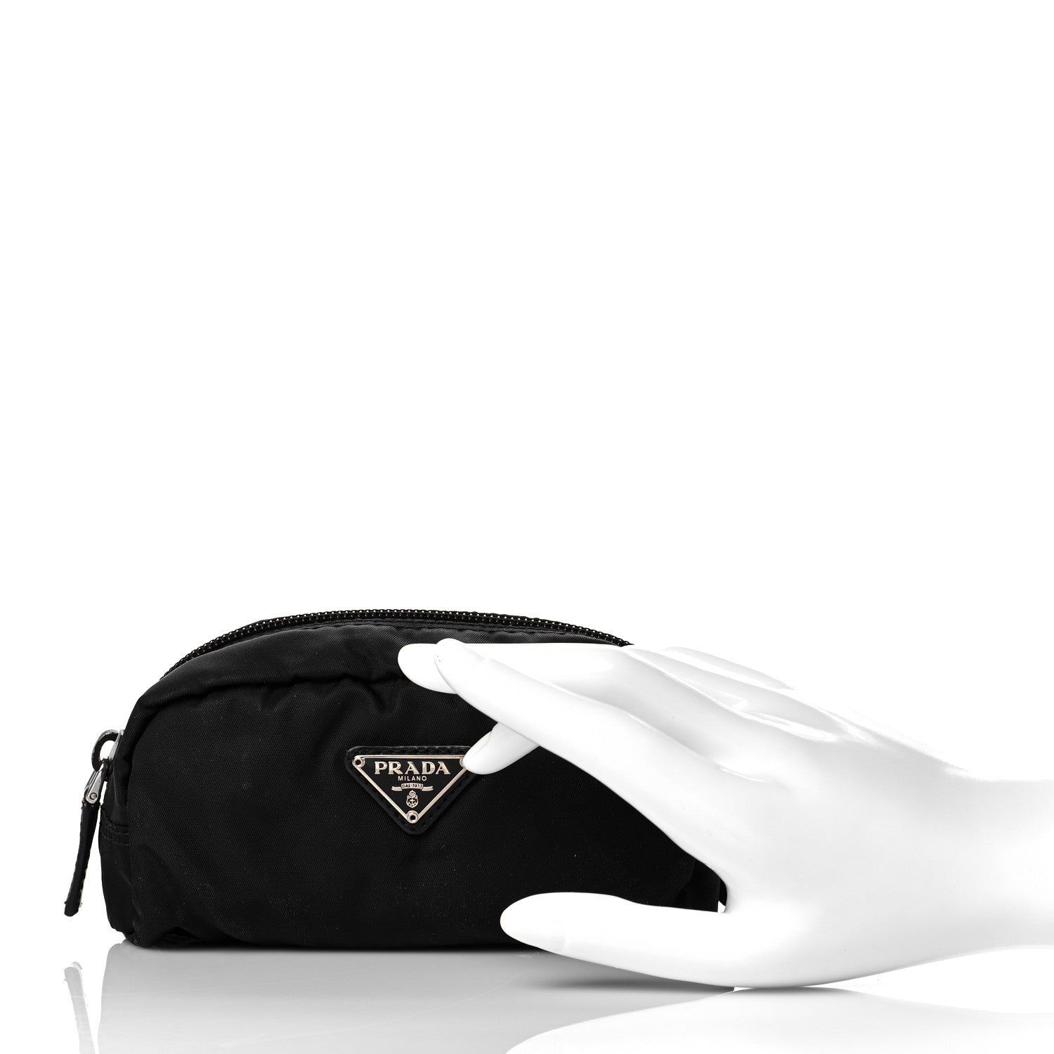 Prada Tessuto Nylon Vela Cosmetic Pouch Black 2 of 9