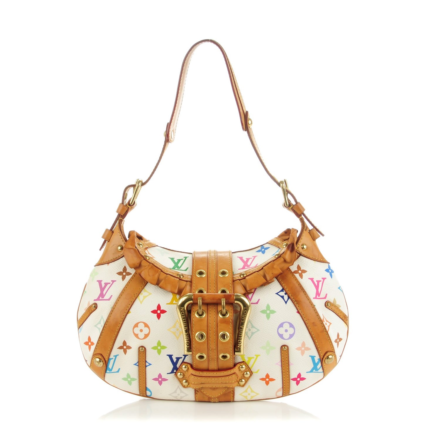Monogram Multicolor Leonor White