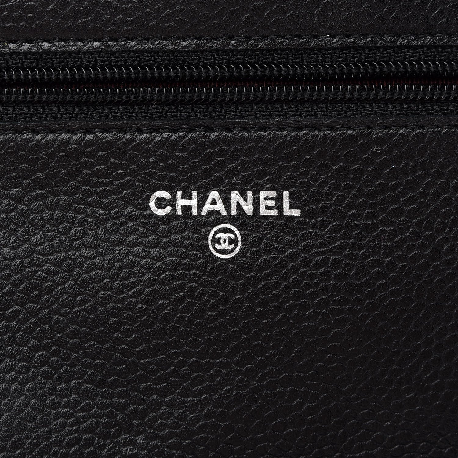 Chanel Caviar Quilted Wallet On Chain WOC Black 10 of 19