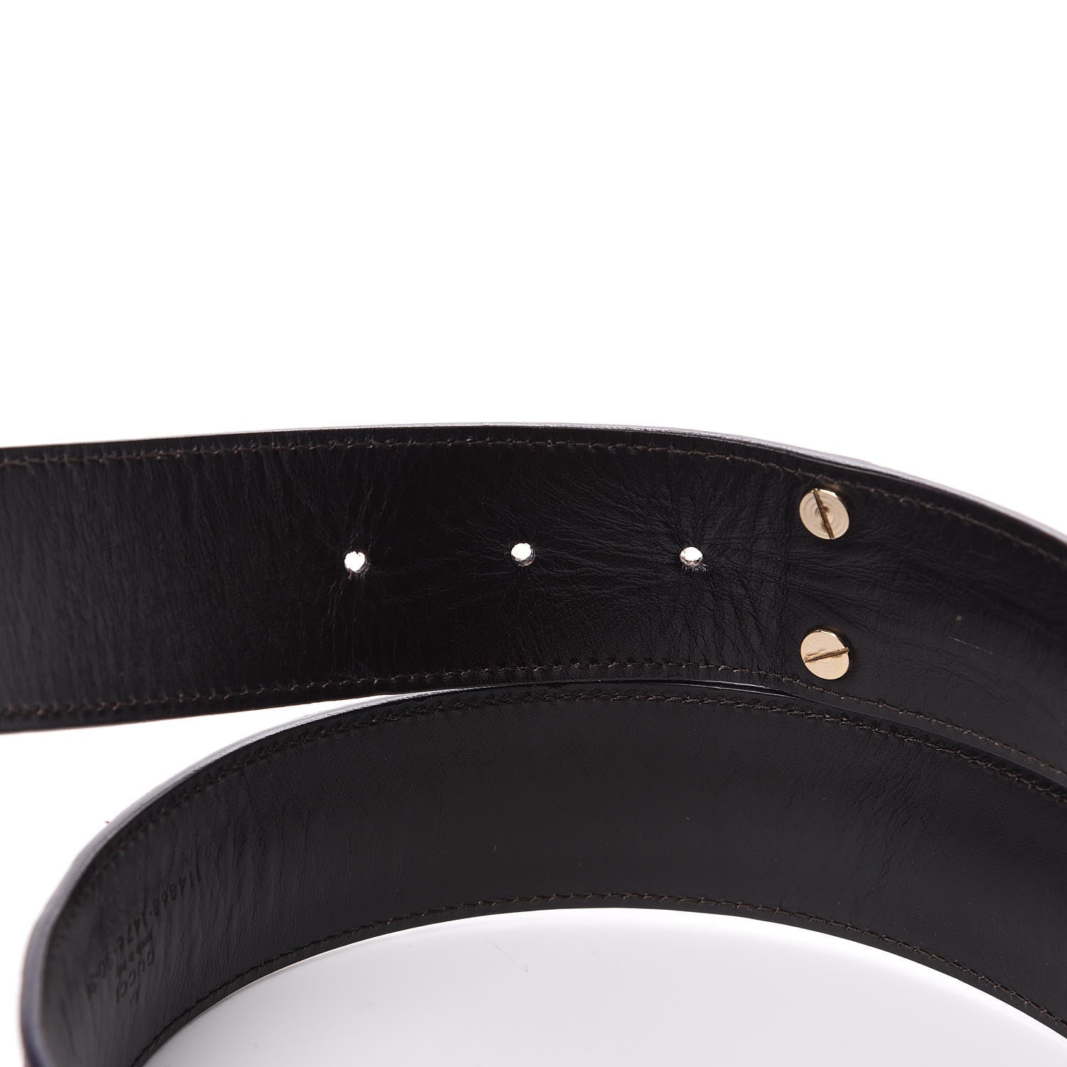 Gucci Ostrich Bamboo Interlocking G Belt 90 36 Purple 3 of 5