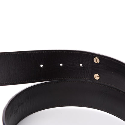 Gucci Ostrich Bamboo Interlocking G Belt 90 36 Purple 3 of 5