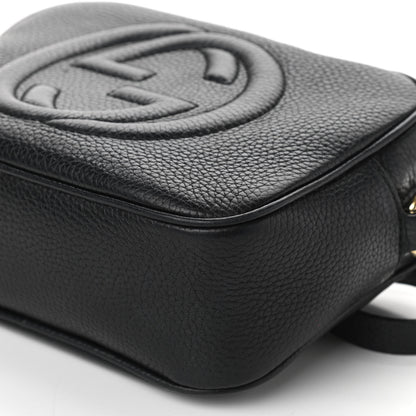 Gucci Pebbled Calfskin Small Soho Disco Bag Black 16 of 17