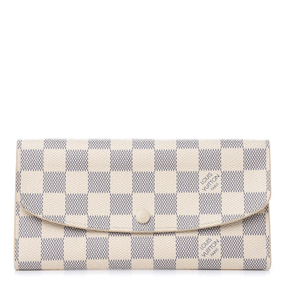 Louis Vuitton Damier Azur Emilie Wallet 1 of 10