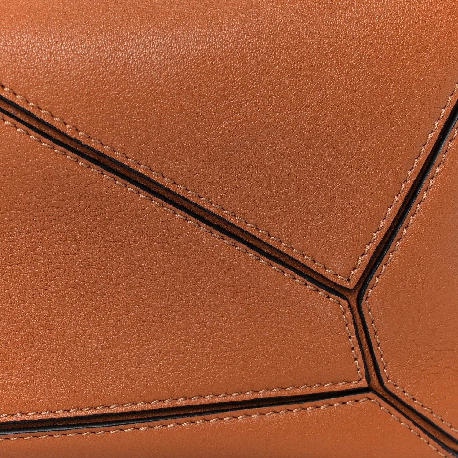 Loewe Calfskin Small Puzzle Bag Tan 9 of 11