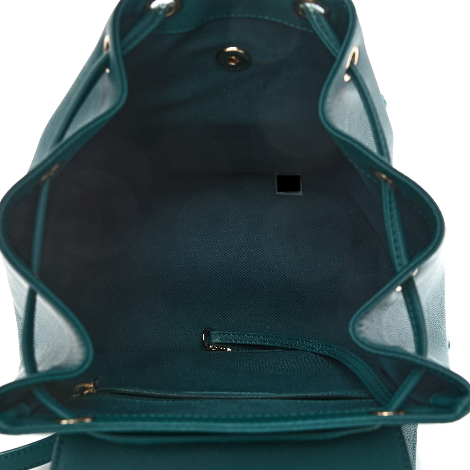 Chanel Caviar Quilted Business Affinity Backpack Green 5 of 9