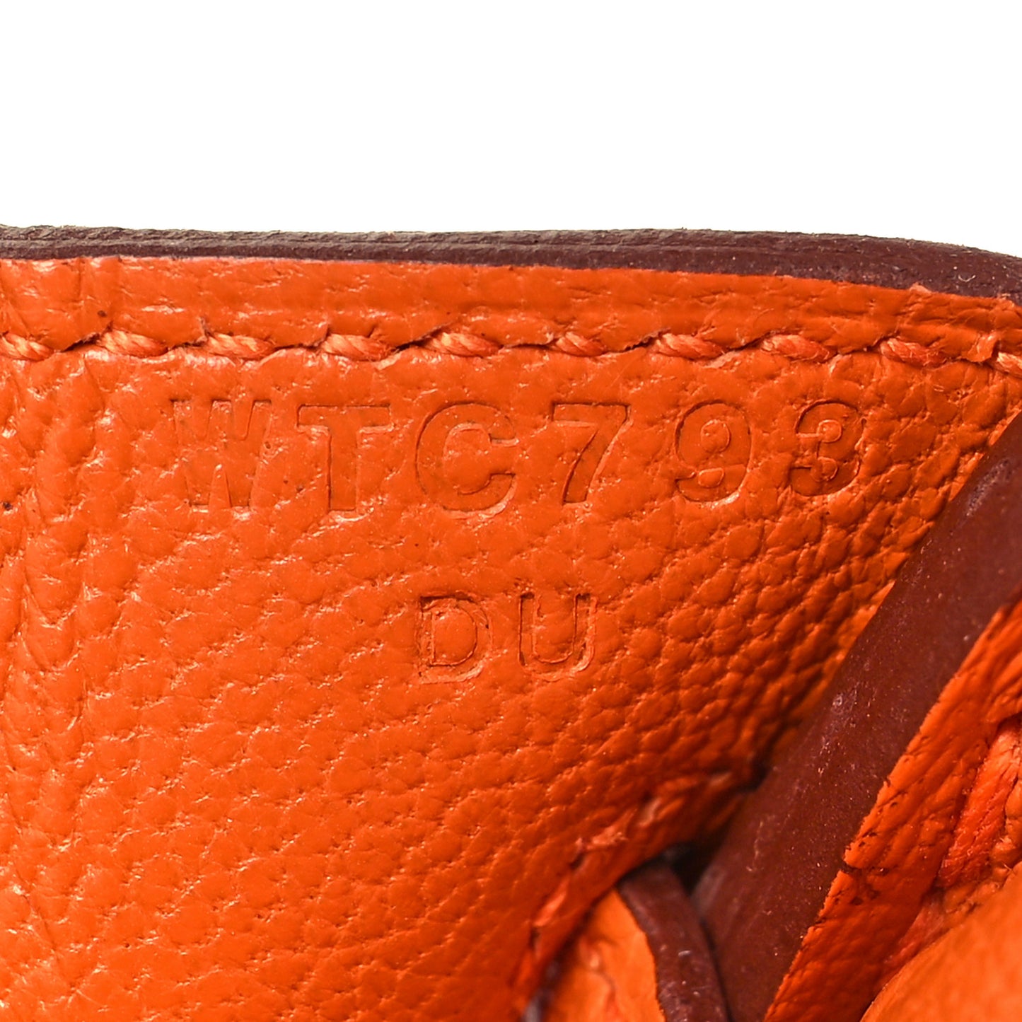 Togo Birkin 25 Orange