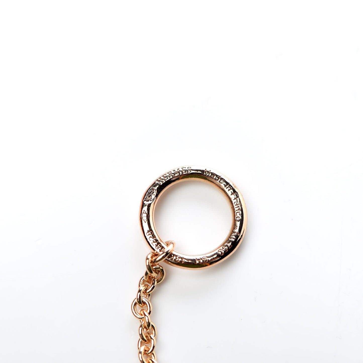 18K Rose Gold Mini Chaine d'Ancre Punk Bracelet SH