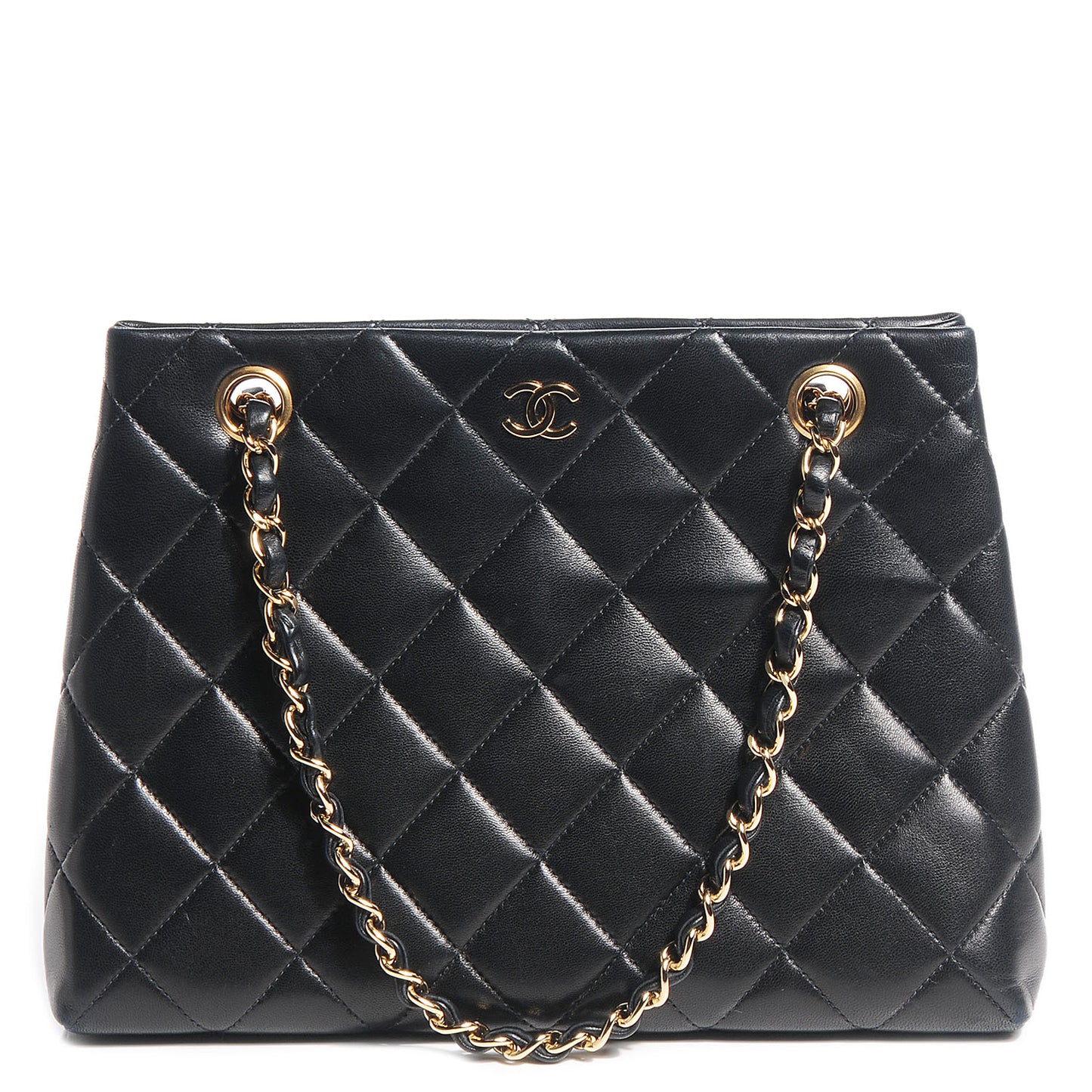 Lambskin Quilted Small Bag Black