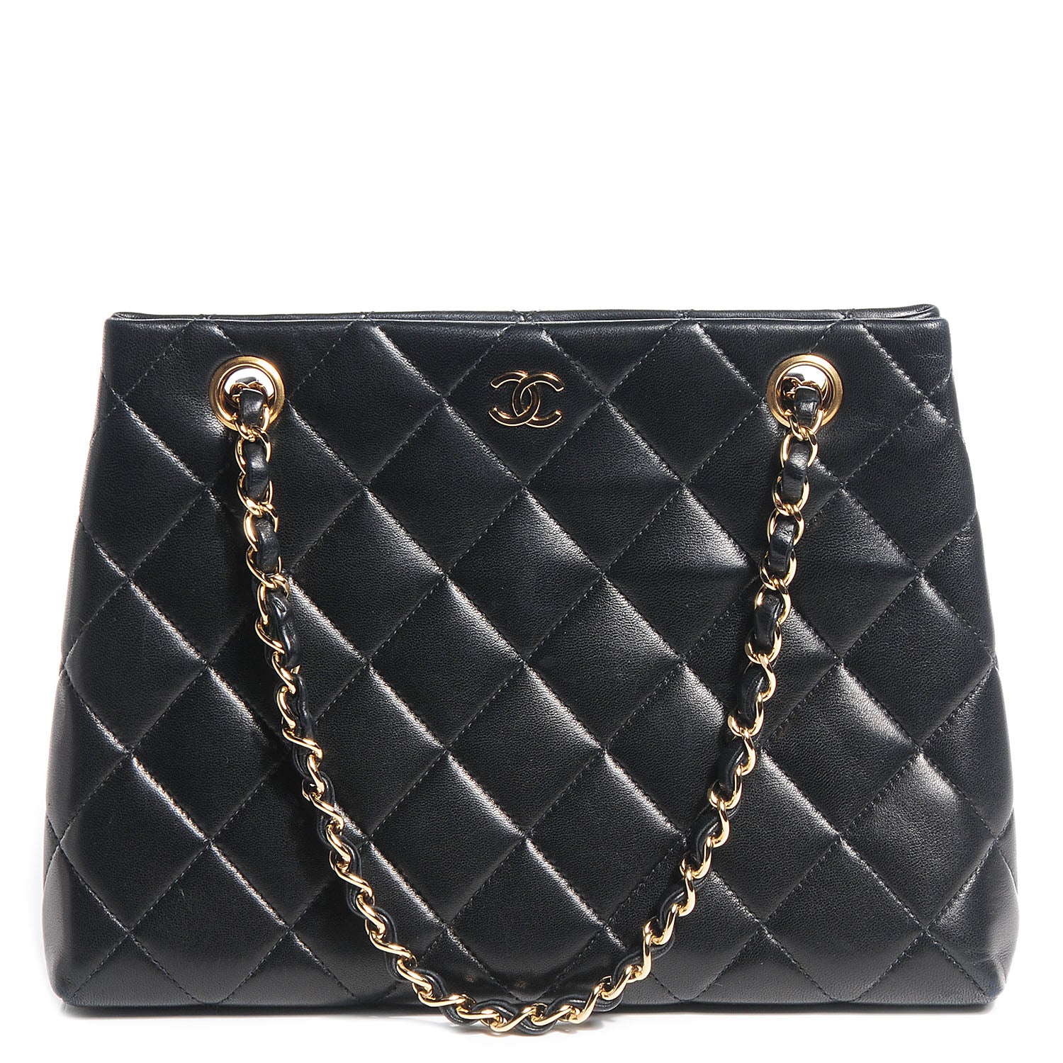 Chanel Lambskin Quilted Small Bag Black 1 of 7