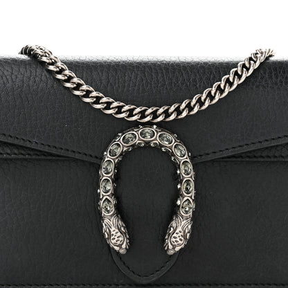 Gucci Calfskin Super Mini Dionysus Shoulder Bag Black 7 of 10