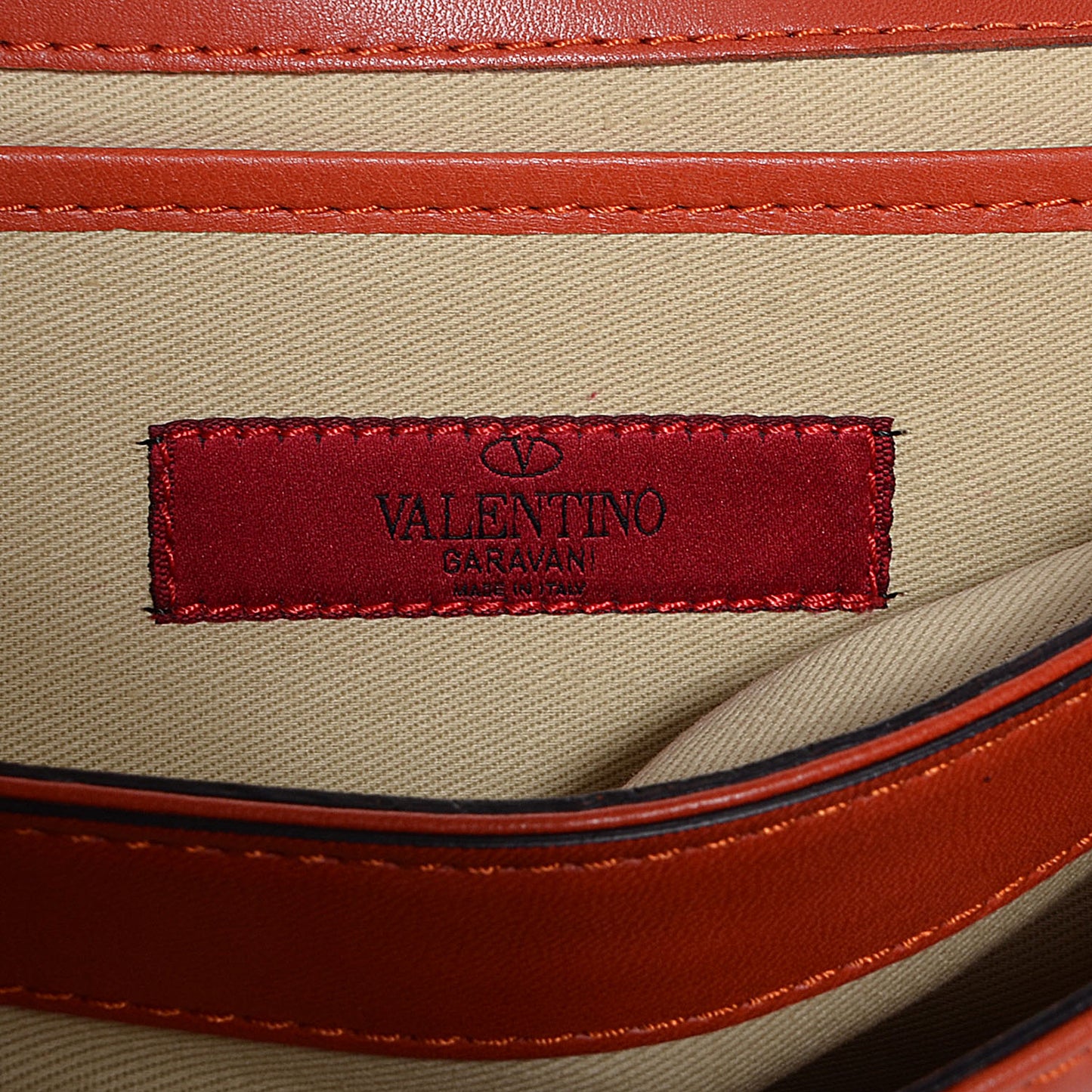 Vitello Va Va Voom Shoulder Bag Orange
