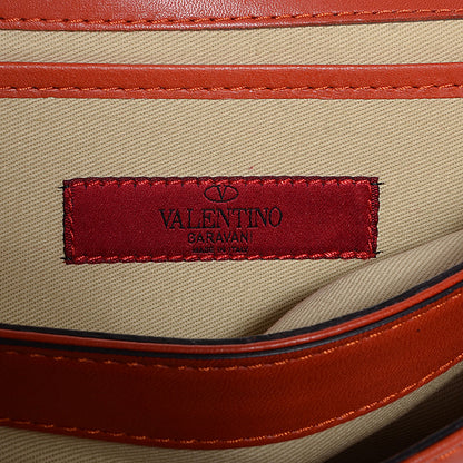Valentino Garavani Vitello Va Va Voom Shoulder Bag Orange 6 of 8